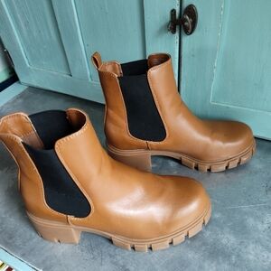 MADDEN GIRL Tessa PlatformTan Boot sz 8.5M